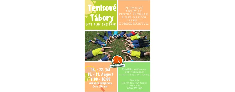 Letné tenisové tábory