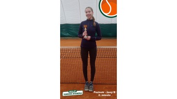 Miška Gedayová Strieborná na turnaji kategórie B 🎾🎾💪💪🥈